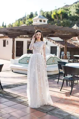 Платье для венчания Lutecia | Цыганские свадебные платья, Длинные свадебные  платья, Свадебные платья от кутюр