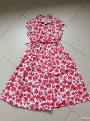 Очаровательное летнее платье с маками Zarina р.48, в магазине Другой  магазин — на Шопоголик