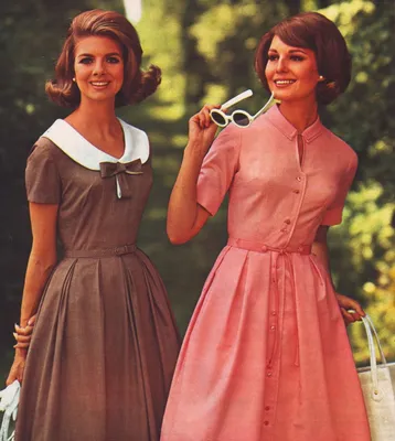 Платья 60 х годов - 49 фото