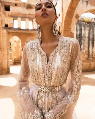 Платья в арабском стиле - 49 фото