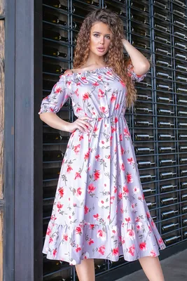 Платье-сарафан в деревенском стиле ( красные цветы на лиловом, 08), арт  199: продажа, цена в Одессе. Женские платья от \"Интернет магазин женской  одежды Khan\" - 1182561662