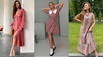 Модные платья на лето - 8 стильных моделей в деревенском стиле
