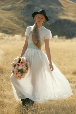 Платье в деревенском стиле на свадьбу (61 фото)
