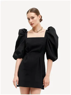 Платье с объёмными рукавами La Robe The Select, черный, XS/40 — купить в  интернет-магазине по низкой цене на Яндекс Маркете
