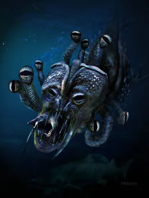 Подводные монстры (27 картинок) » Триникси
