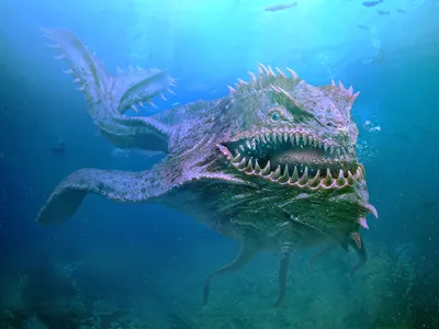 Страшные морские чудовища - 67 фото