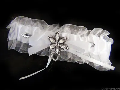 Подвязка невесты - Свадебные аксессуары, украшения на свадьбу - CrystalDream