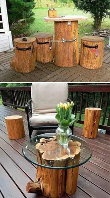 HugeDomains.com | Diy bench outdoor, Log furniture diy, Diy garden projects