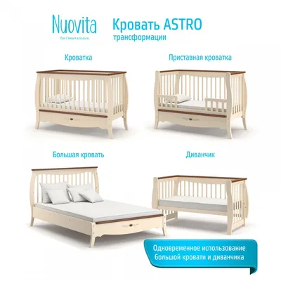 Кровать-трансформер Nuovita Astro 4 в 1 - купить в Екатеринбурге