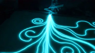 Наливной пол с крутейшей неоновой подсветкой! 3D эффект! - YouTube