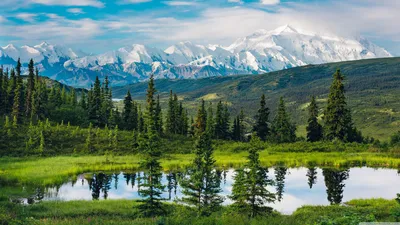 Фото Аляска природа пейзаж - бесплатные картинки на Fonwall