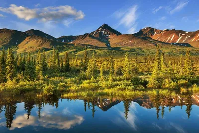 Озеро на Аляске (США) - ePuzzle фотоголоволомка