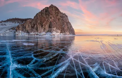 Природа Байкала зимой - 34 фото