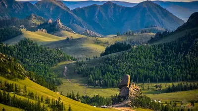 Горная природа Монголии