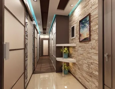 Дизайн узкого коридора в квартире: реальные фото в панельном доме