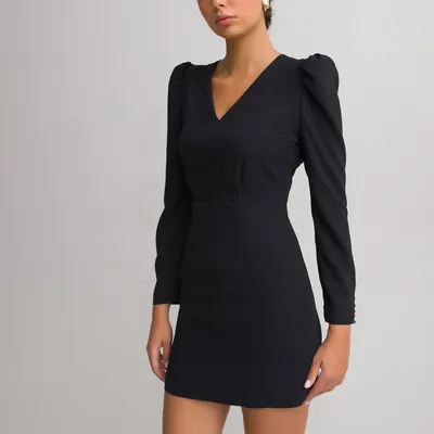 Маленькое черное платье marlène из серии \"iconiques\" черный La Redoute  Collections купить в интернет-магазине | La Redoute