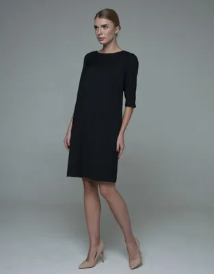 Черное платье свободного кроя 2020 купить в Киеве и Украине