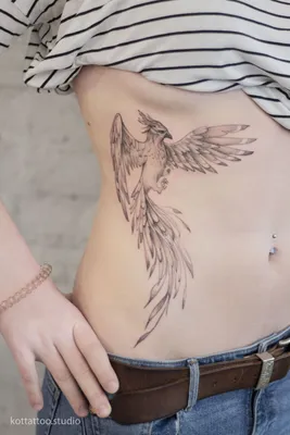 Тату птицы. Татуировка с птицей для девушки. 100+ татуировок и эскизов на  нашем сайте, заходи! | Phoenix tattoo design, Feather tattoos, Floral thigh  tattoos