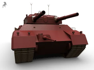 Landkreuzer P.1000 Ratte 3D Модель $185 - .fbx .obj .max - Free3D