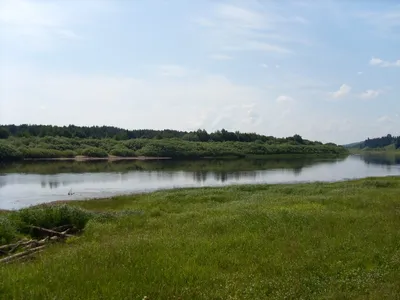 Фото Река Вятка в городе Нагорск