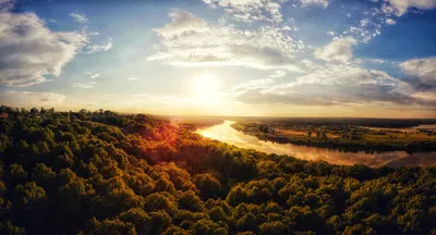 Река Ока в День Семьи, Любви и Верности 2014 в Муроме