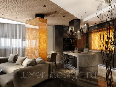 Трехкомнатная квартира распашонка дизайн - LUXER Design