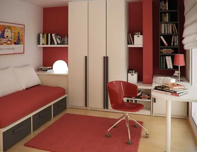Интерьер маленькой комнаты: принципы, оформление спальни, детской гостиной