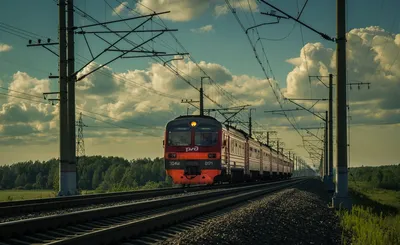 Фон поезд РЖД - 32 фото