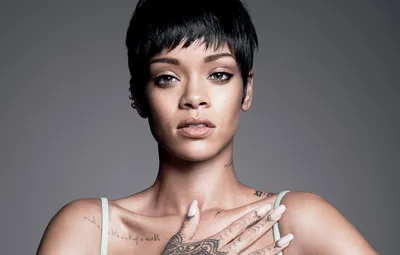 Обои тату, певица, Rihanna, знаменитость, татуировки, Рианна картинки на  рабочий стол, раздел девушки - скачать