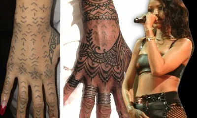 Rihanna flies her tattoo artists 1,500 miles to spend 11 hours making her  New Zealand tribal art work 'pretty' | Daily Mail Online
