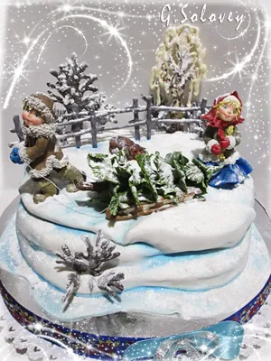 Мои тортики | Зимний торт, Рождественские торты, Тематические торты