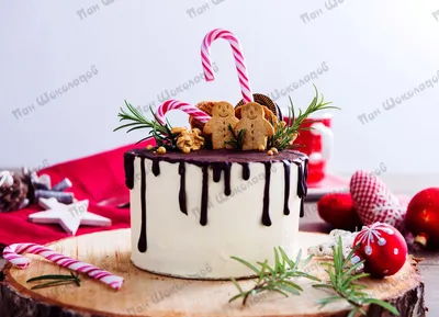 Новогодний торт на заказ в Краснодаре — ОКейк
