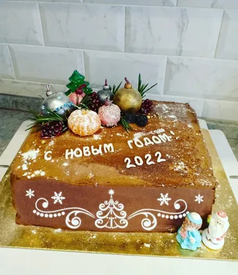 Торт на Рождество (63 фото)