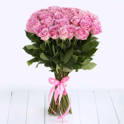 Купить розовые розы 21 штука недорого с доставкой в Московской области |  Дом Роз