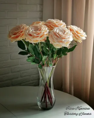 Кремовая роза – заказать на Ярмарке Мастеров – OLE6ERU | Цветы, Отрадный