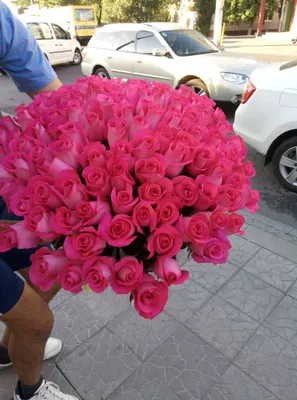 Роза с крупным бутоном розовая 101 Роза Топаз : продажа, цена в Днепре.  Живые цветы и букеты от \"Flowers-shop.dp.ua\" - 584464544