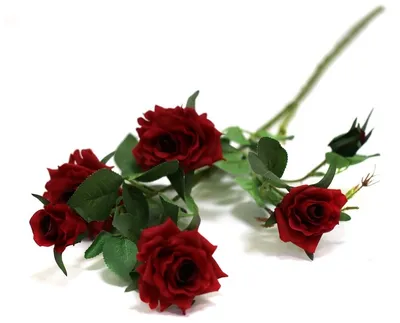 Искусственные цветы Розы на ветке/Искусственные цветы для декора/ Декор для  дома В-39-00-5 — купить по выгодной цене на Яндекс Маркете