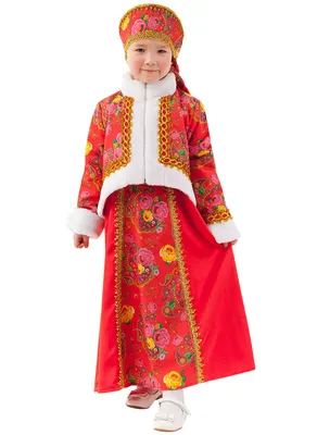 Русский народный костюм для девочки аленушка, арт.1647 размер:110-140 см  (5-9 лет) — купить в интернет-магазине по низкой цене на Яндекс Маркете