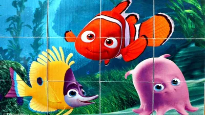 Мягкая игрушка \"Рыбка Немо\" 18 см - оранжевая рыбка-клоун, мультфильм \"В  поисках Немо\" — купить в интернет-магазине OZON с быстрой доставкой