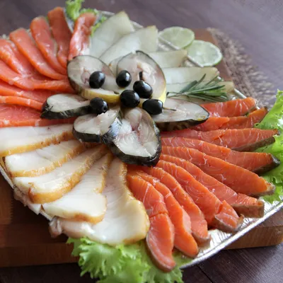 Рыбная тарелка фото