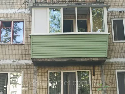 Обшивка балконов сайдингом Киев ❱❱❱ ОКНА МАРКЕТ™