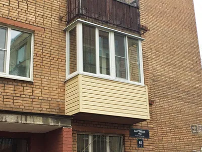 Обшивка балкона снаружи сайдингом - цены Фенстер СПб