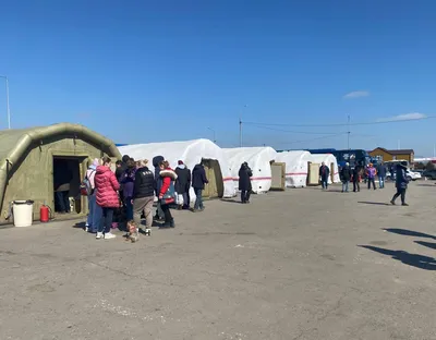 МЧС России развернуло в Ростовской области пункты обогрева для граждан,  прибывающих из Донбасса и Украины