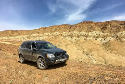 Забег по пустыне Гоби на Volvo XC90
