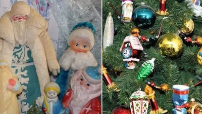 Помните ёлочные игрушки нашего детства? Самые красивые новогодние игрушки  времён СССР (30 фото)...