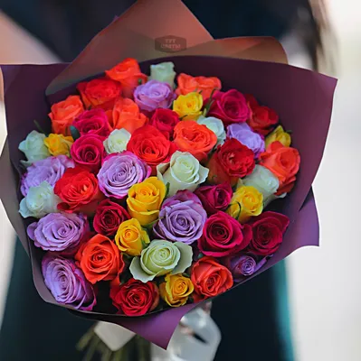35 роз в дизайнерской упаковке - Доставкой цветов в Москве! 21268 товаров!  Цены от 487 руб. Цветы Тут
