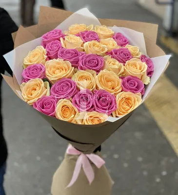 Самый красивый букет роз в мире - 69 фото