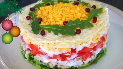 Королевский салат на Новый год, пошаговый рецепт с фото от автора Марина  Майорова