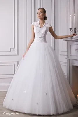 белое свадебное платье, пышные свадебные платья, свадебное платье в стиле, свадебное  платье в стиле принцесса, красивые свадебные платья - The-wedding.ru