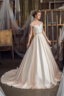 Wedding dress FRANCOISE | Платье на свадьбу, Свадебные платья, Платье  а-силуэта